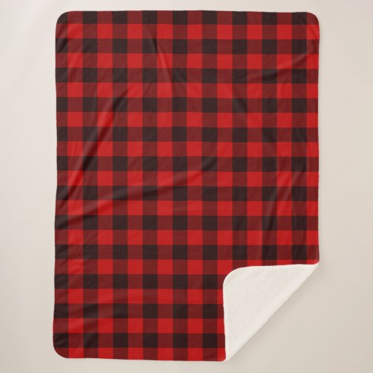 Red Buffalo Pset Sherpa Blanket Deken (Voorkant)