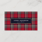 Red Buffalo Pset Tweed Visitekaartje (Voorkant)