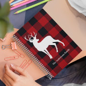 Red Buffalo Pset & White Deer | Persoonsnaam Planner