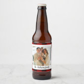 Red Buffalo spelden en persoonlijke naam en foto Bier Etiket (Voorkant)