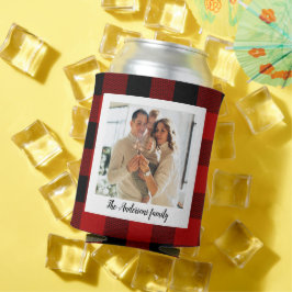 Red Buffalo spelden en persoonlijke naam en foto Blikjeskoeler