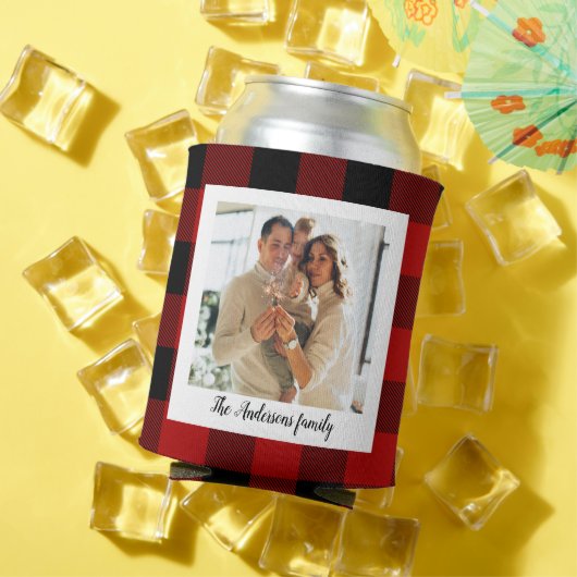 Red Buffalo spelden en persoonlijke naam en foto Blikjeskoeler (Insitu Zomer)