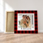 Red Buffalo spelden en persoonlijke naam en foto Canvas Afdruk<br><div class="desc">Stap in de wereld van tijdloze stijl met onze Classic Red Buffalo Plaid gepersonaliseerde producten op Zazzle! Of u nu een vleugje rustieke charme aan uw leven wilt toevoegen of op zoek bent naar het perfecte cadeau, ons collectie heeft voor elk wat wils. Ontdek de blijvende charme van Red Buffalo...</div>