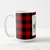 Red Buffalo spelden en persoonlijke naam en foto Koffiemok (Links)