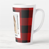 Red Buffalo spelden en persoonlijke naam en foto Latte Mok (Rechts)