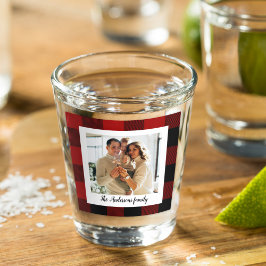 Red Buffalo spelden en persoonlijke naam en foto Shot Glas