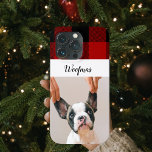 Red Buffalo-speldengoed met wiegfoto C Case-Mate iPhone Case<br><div class="desc">Red Buffalo-speldengoed met wiegfoto</div>
