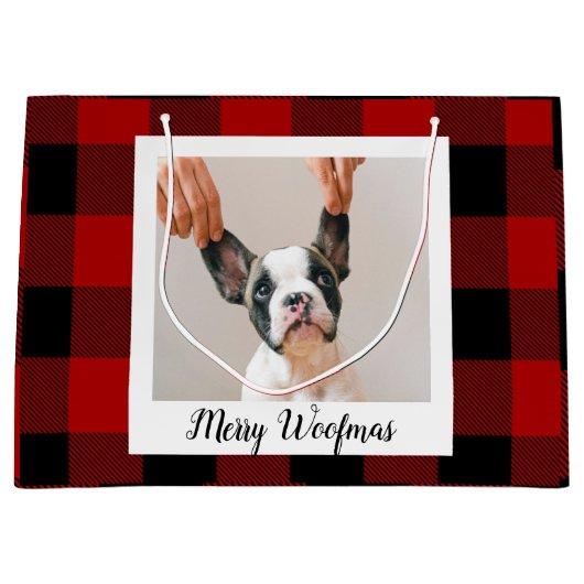 Red Buffalo-speldengoed met wiegfoto Groot Cadeauzakje (Voorkant)