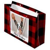 Red Buffalo-speldengoed met wiegfoto Groot Cadeauzakje (Voorkant Gekanteld)
