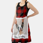 Red Buffalo-speldengoed met wiegfoto Schort (Insitu)