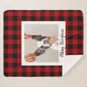 Red Buffalo-speldengoed met wiegfoto Sherpa Deken (Voorkant (horizontaal))