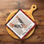 Red Buffalo-speldengoed met wiegfoto Theedoek<br><div class="desc">Red Buffalo-speldengoed met wiegfoto</div>