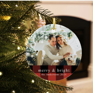 Red Buffalo van de moderne familie, geplakt met fo Keramisch Ornament