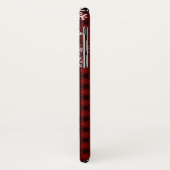 Red buffalo WIL je een MERRY CHRISTMAS Monogram Case-Mate iPhone Case (Achterkant/links)