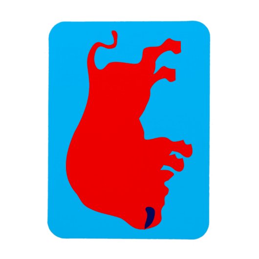 Red Bull 3"x4" Magnet Magneet (Verticaal)