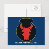 Red Bull CSIB-look embleem briefkaart (Voorkant / Achterkant)