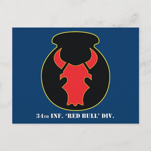 Red Bull CSIB-look embleem briefkaart (Voorkant)