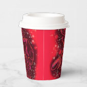 Red Bull die in Sterrennacht document koppen lopen Papieren Bekers (Rechts)