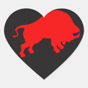 Red Bull Heart Sticker