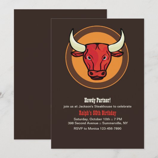 Red Bull Invitation Kaart (Voorkant / Achterkant)