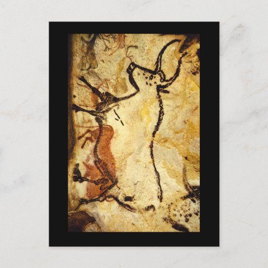Red Bull', Lascaux, Dordogne_Art of Antiquity Briefkaart (Voorkant)