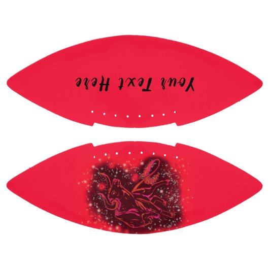 Red Bull Running Football Cadeau - Aangepaste teks (Panelen)