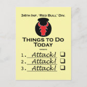 Red Bull Things-to-Do postcard Briefkaart (Voorkant)