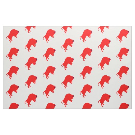 Red Bulls Fabric Stof (Fat Quarter)
