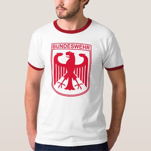 Red Bundeswehr T-shirt (Voorkant)