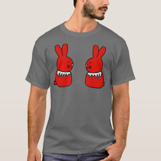 Red Bunny Rabbit Duo T-shirt