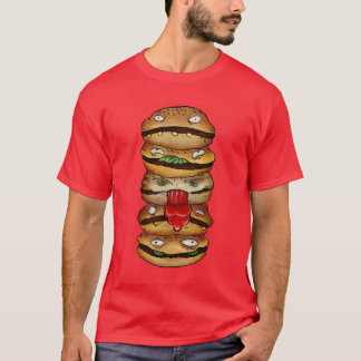 Red Burger. T-shirt