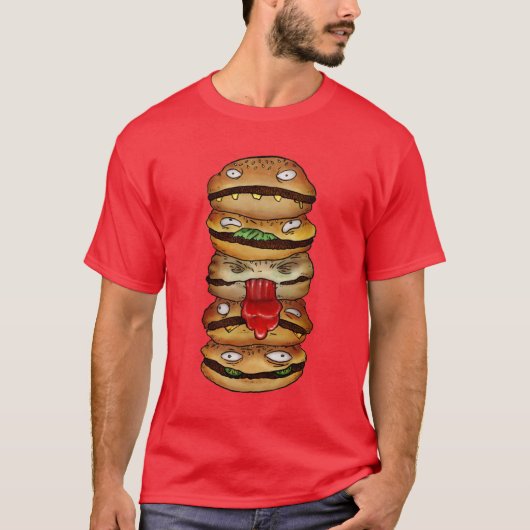 Red Burger. T-shirt (Voorkant)