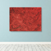 Red Burgundy Banana Paper Wrapped Canvas Print (Insitu (Houten vloer))