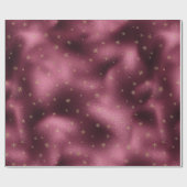 Red Burgundy Gold Glitter Snowflakes   Cadeaupapier (Vlak)