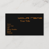 Red Burning Truck in Fire Flams Visitekaartje (Achterkant)