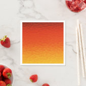 Red Burnt Oranje aan Gold Ombre Crackle Pattern Servet (Insitu)
