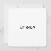 Red Bus Birthday-kaart Kaart (Achterkant)