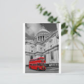 Red Bus en St Pauls Uni (meerdere afbeeldingen ges Briefkaart (Staand voorkant)