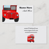 Red Bus Visitekaartje (Voorkant / Achterkant)