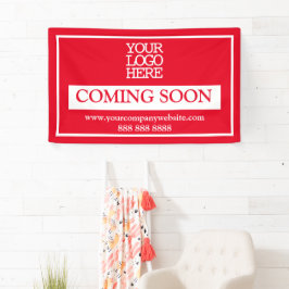 Red Business Logo binnenkort verkrijgbaar banner