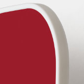 Red Business logo Vakantie Promotie Aangepast Pickleball Paddle (Links Detail)