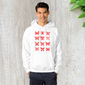 Red Butterflies Mannen Hoodie