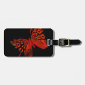 Red Butterfly Bagagelabel (Voorkant horizontaal)