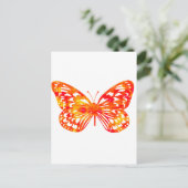 Red Butterfly Briefkaart (Staand voorkant)