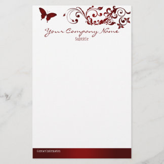 Red Butterfly Briefpapier