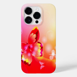 Red Butterfly Case-Mate iPhone 14 Pro Hoesje