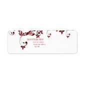 Red Butterfly Etiket (Voorkant)