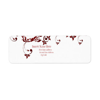 Red Butterfly Etiket
