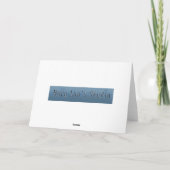 Red Butterfly Feestdagen Kaart (Achterkant)