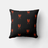 Red Butterfly Kussen (Achterkant)